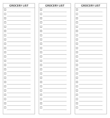 Grocery lists are a great way of keeping organized and sticking to what you need when you go shopping. Blank Grocery List Template Printable Grocery List Template Grocery List Template Shopping List Template