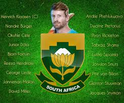 A young proteas t20i team have played above themselves to end number one ranked pakistan's 11 series unbeaten run in the t20 the weather is expected to be perfect for cricket with mild temperatures and a very low chance of rain. Heinrich Klaasen To Captain Sa T20 Side As Proteas Name Squad To Take On Pakistan In February Some Exciting Prospects For The Future Included Cricket