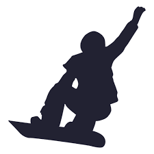 Snowboard Sport Silhouette Transparent Png Svg Vector File