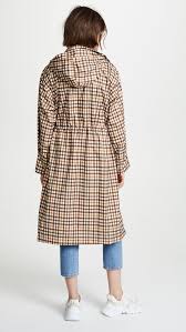 Baum Und Pferdgarten Dido Check Rain Coat Baum Und Pferdgarten Coat Raincoat