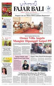 Di sekolah (untuk calon sekolah kerajaan. Fajar Bali Edisi 14 Januari 2020 By Hu Fajarbali Issuu