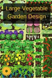 Each vegetable garden plan is designed to get the most production out of the given area with the least amount of effort and resources from you. Large Vegetable Garden Design