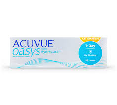 Instead of just one power that a regular contact lens has, toric lenses have two: Acuvue Oasys 1 Day For Astigmatism Contact Lenses Vision Direct Uk