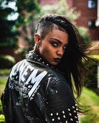 The Future Is Now A Wearable Cyberpunk Inspo Album Shaved Side Hairstyles Afro Goth Side Hairstyles