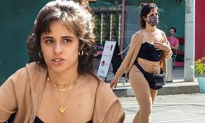 The señorita singer, 24, took to. Camila Cabello Heads To Lunch In Hollywood In Tblack Crop Top With Nude Hoodie And Drawstring Pants Daily Mail Online