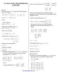 Maybe you would like to learn more about one of these? Soal Dan Jawaban Transformasi Geometri Kelas 9 Jawabanku Id