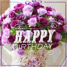 Birthday flowers glitter graphics, comments, gifs, memes. Happy Birthday Flower Happy Birthday Greetings Birthday Blessings