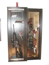 Ar15 currently behind the picture. Secret Gun Cabinet Behind Mirror Stashvault Secret Stash Compartments