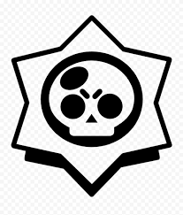 I made the shadow slightly offset, tilted the skull, and added some red. Hd Black Outline Brawl Stars Game Logo Icon Symbol Png Citypng