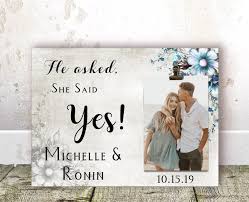 Find beautiful ideas in this post. Engagement Gifts For Couple Personalized Engagement Gift For Etsy Engagement Gifts For Couples Engagement Gifts Romantic Gifts For Him