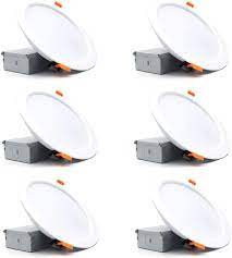 If your already existing trims employ an alternative mounting method, the recessed. 6 5 7 Inch Dimmable Led Recessed Downlight With Junction Box 110v 16w 1280lm 6000k Daylight Cri 80 With Led Driver No Can Needed Retrofit Lighting For Home 6 Pack Amazon Com