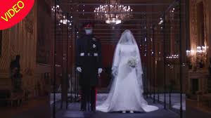 Waight keller last year became the meghan markle had previously hinted at her bridal style in past interviews. Pod Save The Queen Meghan Markle S Wedding Dress Goes On Display And We Got A Sneak Preview Mirror Online