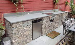 What is the best material for outdoor cabinets? Schone Vorgefertigte Outdoor Kuche Inseln Vorgefertigte Outdoor Kuche Inseln Es Ist Zeit Outdoor Kitchen Island Outdoor Kitchen Kits Outdoor Kitchen Design