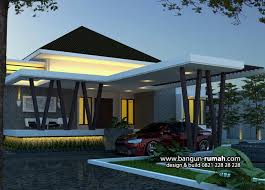 Rumah yang satu ini ukurannya luas dengan desain yang modern. Desain Rumah Tangerang Desain Rumah Modern Tropis 1 Lantai Di Lahan 15 X 55 M2 Desain Rumah Online