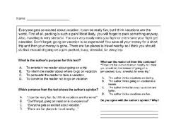 When it comes to studying the perspective of a learning to identify the narrator's point of view through author's point of view worksheets is an important reading skill. Author S Point Of View Worksheets Version 1 Topics Vacation Sushi