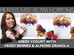 healthy eats at tim hortons greek