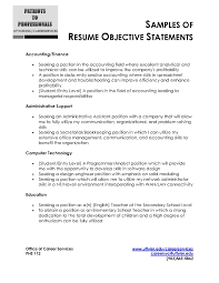 Sample Resume Objective Statement Free Resume Templates Resume Objective Statement Resume Objective Statement Examples Good Objective For Resume