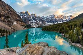 Located in one of the most iconic locations in the world, we provide the ultimate getaway for the perfect honeymoon, anniversary. Mike Centioli Moraine Lake In Alberta Kanada Poster Online Bestellen Posterlounge De