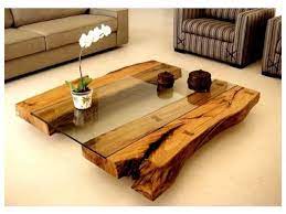 decouvrez 70 realisations en bois des tas d idees deco sympas et originales des creations de meubles d objets table basse bois brut deco bois idee deco bois