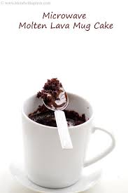 Microwave Eggless Chocolate Lava Mug Cake Recipe How To Make Microwave Molten Lava Cake Blend With Spices Mug Cake Microwave Mug Lava Cake Chocolate Lava