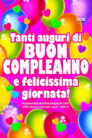 Cdb Cartoline Per Tutti I Gusti Cartolina Tanti Auguri Di Buon Compleanno E Buon Compleanno Auguri Di Buon Compleanno Compleanno