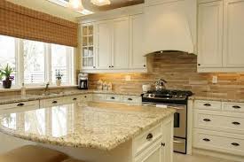 Any color of simple decoration would be wonderful on a white quartz countertop and blue cabinets with white granite countertops and adding your favorite cookie, chips, and cakes would be a bonus. Santa Cecilia Medium Granite In 2020 Antique White Kitchen Granite Countertops Kitchen Kitchen Design