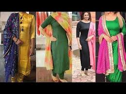 Plain Punjabi Suit Designs Salwar Dress Punjabi Dress Punjabi Suits