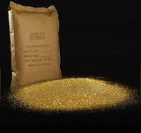 Bulk fine greenish gold glitter powder pigment