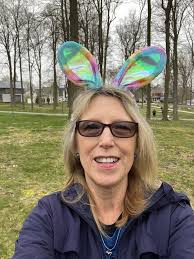 A couple of pictures before the Easter egg hunt!