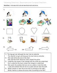 Following Directions Worksheets Activities Goals And More Following Directions Directions Worksheets