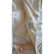 ❤ top qualität & günstiger preis. Christian Dior Brautkleid Creme Seide Ref 78110 Joli Closet