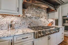 I'm trying to put up a tiled mosaic back splash and i'm trying to figure out the profile height for the edging. Granite Backsplash Full Height For A Superb Kitchen Architecture