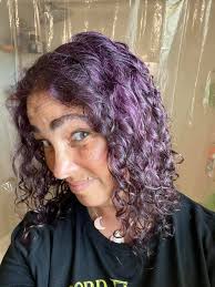 My current mental state has absolutely nothing to do with the fact that I  just let my daughter dye my hair purple.