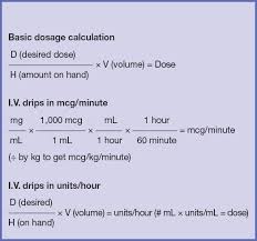 the nurses quick guide to i v drug calculations nursing