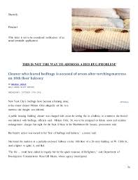 A complaint letter to your landlord shows that you are serious about this issue. Bed Bug Guide For Schools With Additional Graphics For A5 Format