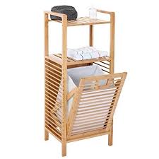 Serie Legno Bambu Narita Arredo Bagno Scaffale A 2 Ripiani Con Portabiancheria 30x40x100cm Arredamento Bagno Arredamento Arredamento Bagno Rustico