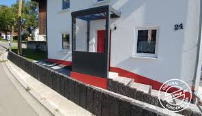 Ein Alu Hausturvordach Der Marke Rexovita Fur Vsg 1 75m X 1m In Anthrazit Dieses Vordach Wurde Mit Zwei Rexovita Seitenwanden Inkl Hausturvordach Vordach Dach