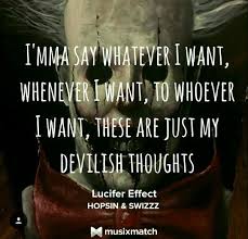 Lucifer Effect Hopsin Swizz Musixmatch Lyrics Rap Quotes Hopsin Quotes Devilish Quote