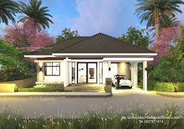 They have two sloping sides that come together at a ridge, creating end hip roofs slope back from all four sides. Contemporary Three Bedroom Bungalow With A Hip Roof Ulric Home