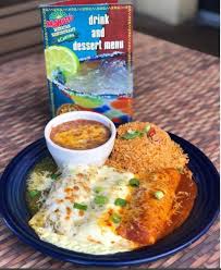 There's much more to authentic mexican food than enchiladas, tacos, and guacamole, just take look at the differences in recipes from around mexico and you will find regional. Three Amigos Enchilada Dinner The Manuel S Mexican Food Facebook