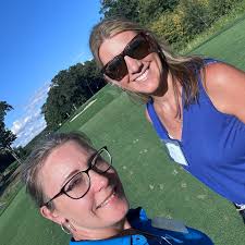 🌟 Amy Crafa, AVP, Community & Business Partnerships and Brandi Byrne,  Financial Education Manager volunteered at the Futures Inc. Golf Classic in  September at The Country Club of Waterbury. As the Centerpiece