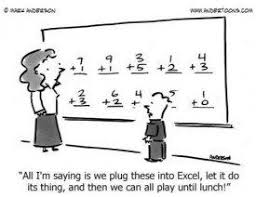 Edu Fun Friday Excel Saves The Day Teaching Humor Classroom Humor Math Cartoons