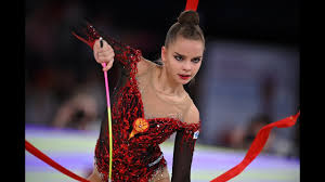 Dina averina stepped up the difficulty rating to take her third consecutive clubs world title at the #rhythmic #gymnastics world championships in baku. Dina Averina Ribbon Ef 21 35 Gp Moscow 2020 Youtube