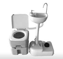 WALTOR H9 Modern Portable Toilet with Foot Pump for Workshop  Use-Eco-Friendly & Durable