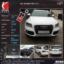 Car Information Used Audi Q5 Registration Number Gj 27 Ah 8085 Registration Date 2014 Kilometers 30 000 Model Q5 Fuel Type D Used Audi Audi Q5 Audi