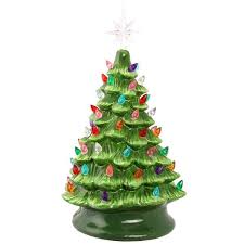The Paper Store Ceramic Light Up Christmas Tree At The Paper Store Mini Christmas Tree Christmas Tree Light Up Green Christmas Tree