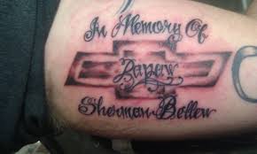 I keep getting asked about the thigh tattoo so a post i can direct people to when they ask. Chevrolet Tattoos