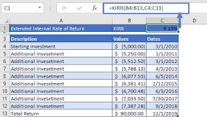 Xirr Function Examples In Excel Vba Google Sheets Automate Excel