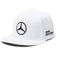 Mercedes Benz Amg Petronas F1 Lewis Hamilton 2018 White Flat Brim Hat Hats For Men Flat Brim Hat Hats