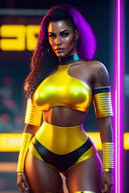 Lexica - Panam Palmer from cyberpunk 2077 . Lewd-outfit .